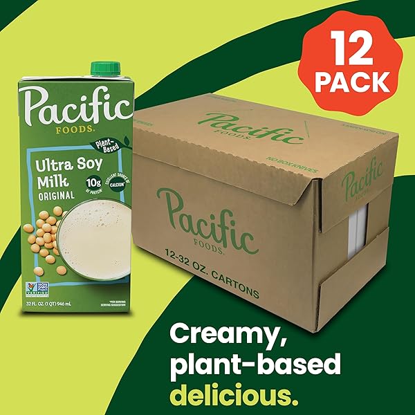 PACIFIC FOODS ULTRA SOY NON-DAIRY MILK, ORIGINAL, 32 FL OZ