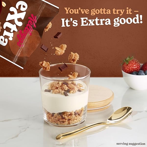 KELLOGG’S EXTRA GRANOLA, WHOLE GRAIN, ON-THE-GO SNACKS, CHOCOLATE CHUNK, 11OZ BAG (1 BAG)