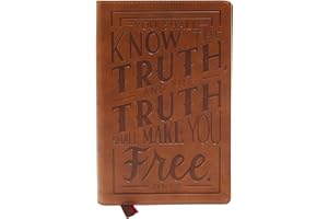 NKJV, Personal Size Large Print End-of-Verse Reference Bible, Verse Art Cover Collection, Leathersoft, Brown, Red Letter, Comfort Print: Holy Bible, New King James Version