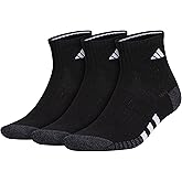 adidas mens Cushioned Quarter Ankle Socks (3-pair Pack)