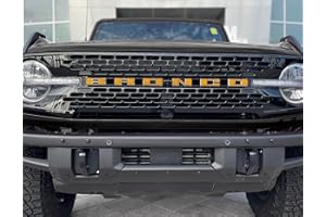 TUFSKINZ Grille Letter Overlays - Compatible with 2021-2026 Bronco