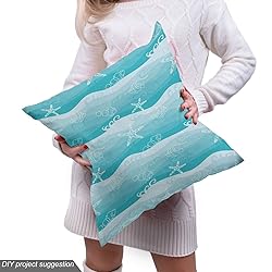 Ambesonne Nautical Fabric by The Yard, Outline
