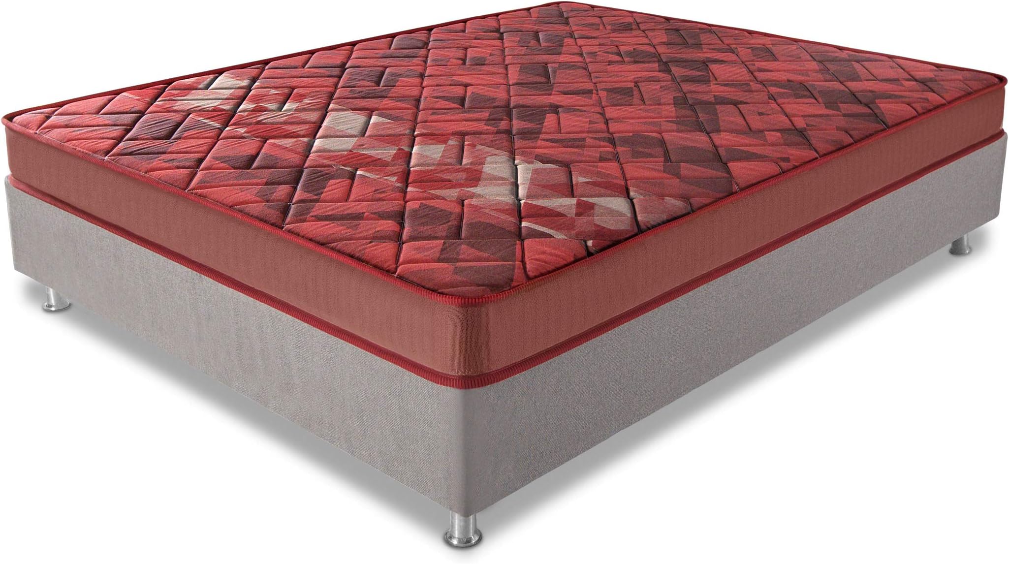 Duroflex Energise Recharge 5-inch Single Size Extra Firm Coir Mattress (Maroon, 78x36x5)