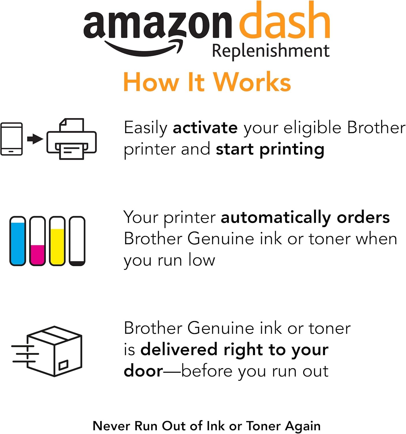 Brother Genuine Standard Yield Toner Cartridge, TN730, Replacement Black Toner, Page Yield Up To 1,200 Pages,  Dash Replenishment Cartridge: Office Products