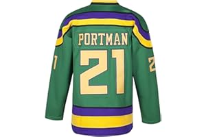 EHCSROP Youth Ducks Movie Shirts Ice Hockey Jersey