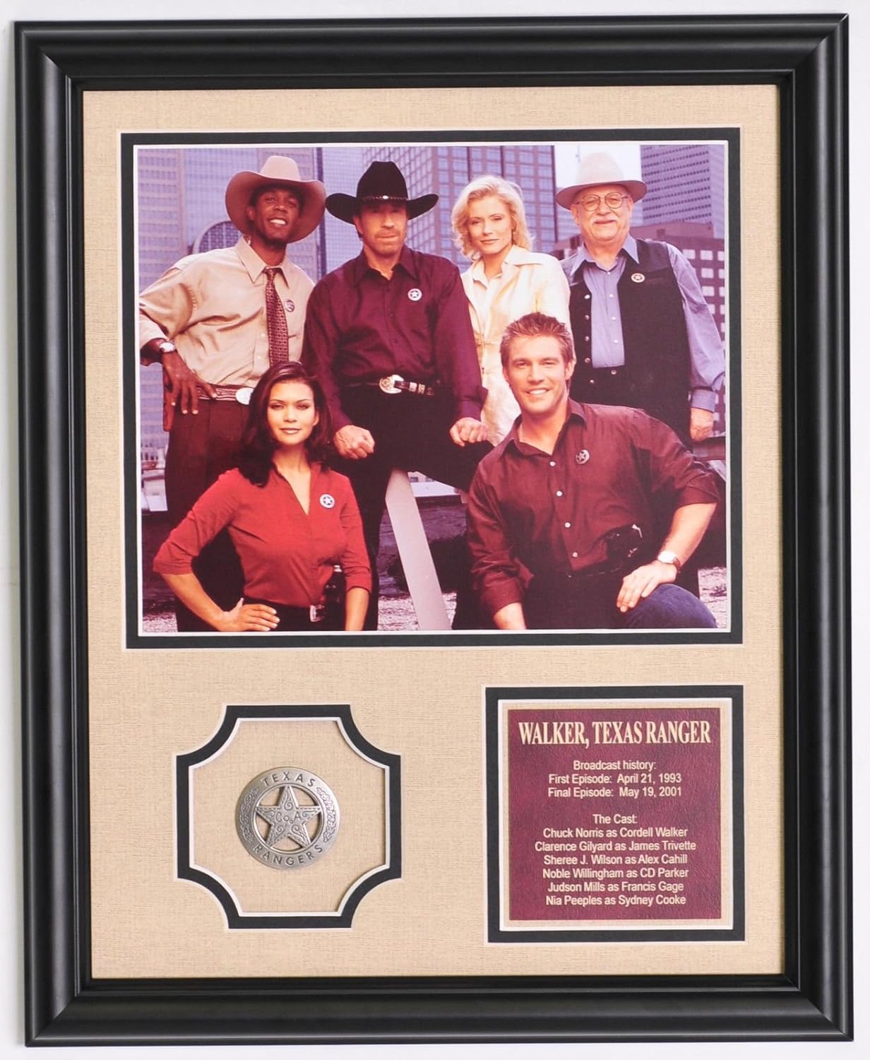 Walker Texas Ranger Chuck Norris Full Cast Photo with Amazon.co.uk