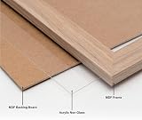 Hampton Frames SORBONE A2 Picture Frame Oak Effect 42x59cm view 5