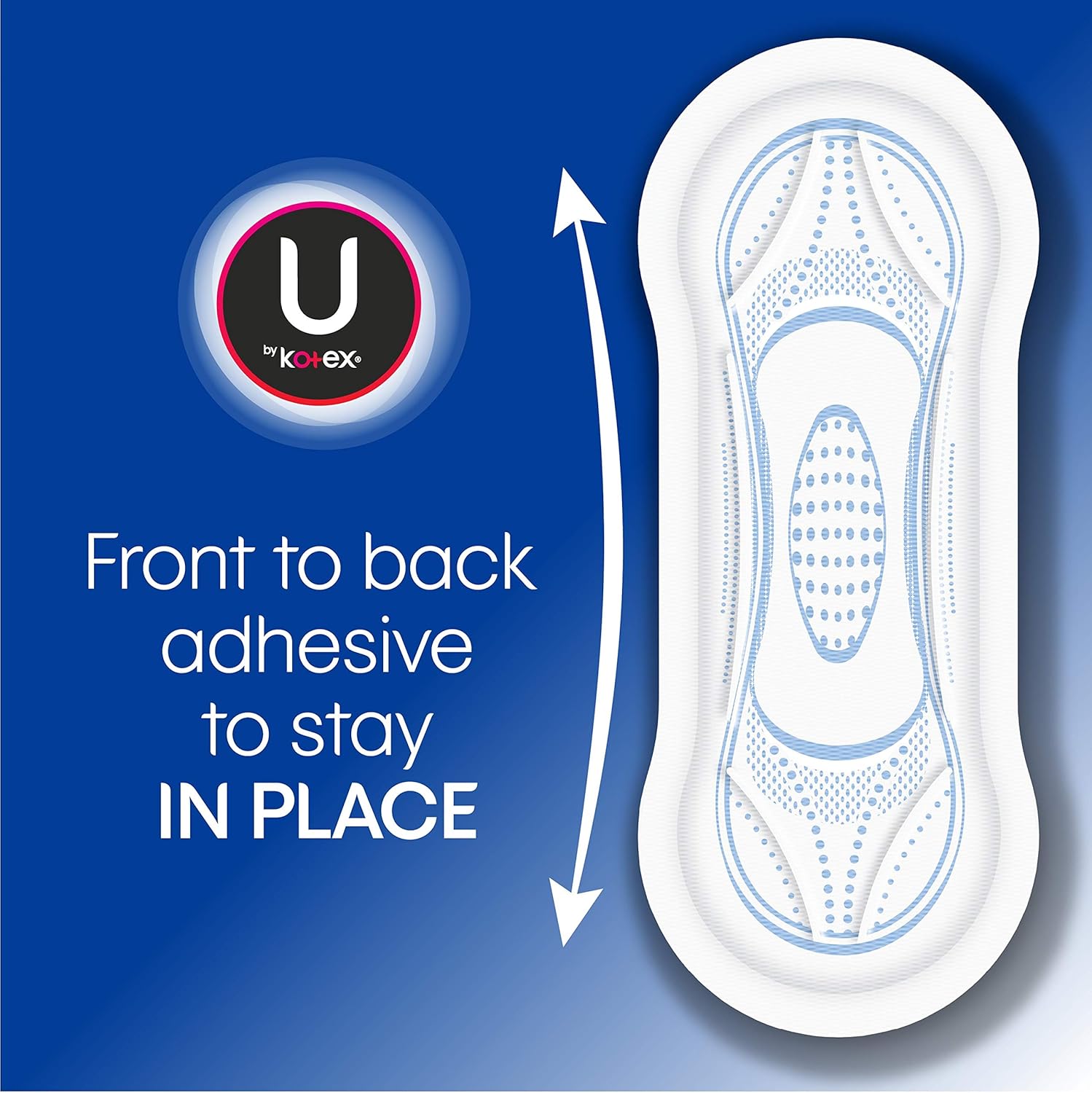 U by Kotex Security Maxi Pads, Regular, Unscented, 192 Count (4 Packs of 48): Health & Personal Care