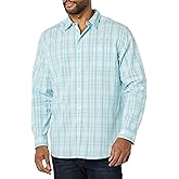 Amazon Essentials Men's Long-Sleeve Slim-Fit Stretch Poplin Shirt