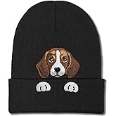 Dog Gifts Beanie hat Embroidered Dogs Winter Knitted Beanies Hats Dog Lover Gifts Skull Caps for Women Men