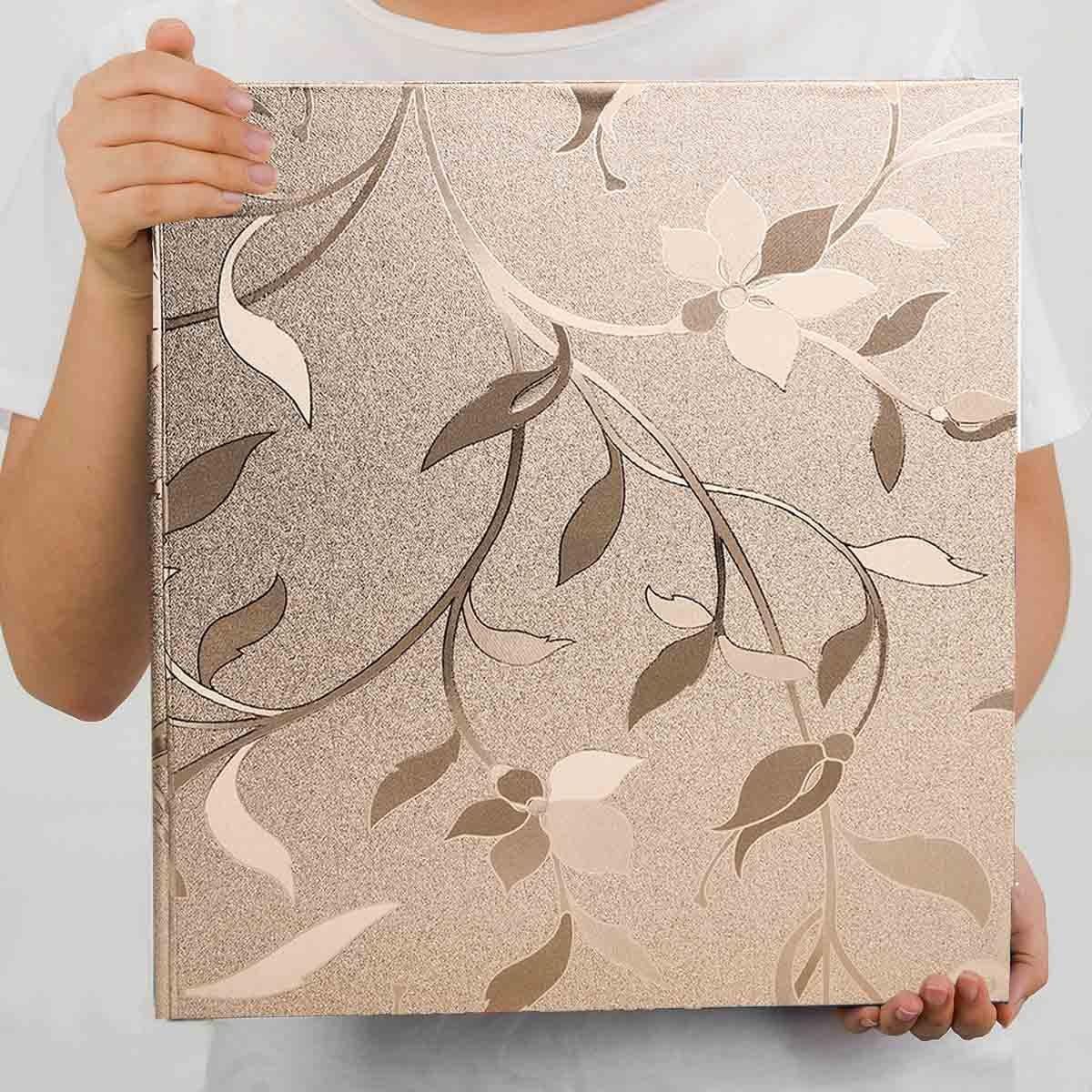Photo Album Photography Books DIY Photo Display Holds 4x6‘ ’Pictures,Family Wedding Anniversary Baby Vacation Photo Journal (Flower)