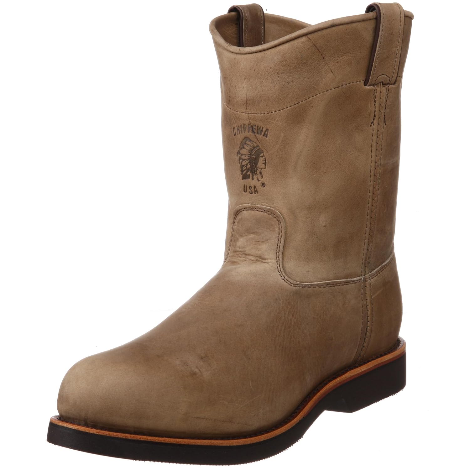 chippewa pull on work boots