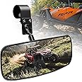 UTV Rear View Mirror, RZR Rearview Mirror for 1.75"-2" Roll Bar Cage Compatible with Polaris RZR 1000 XP Turbo PRO R Kawasaki Mule Honda Pioneer 1000 YXZ 1000 Teryx Can am Maverick X3