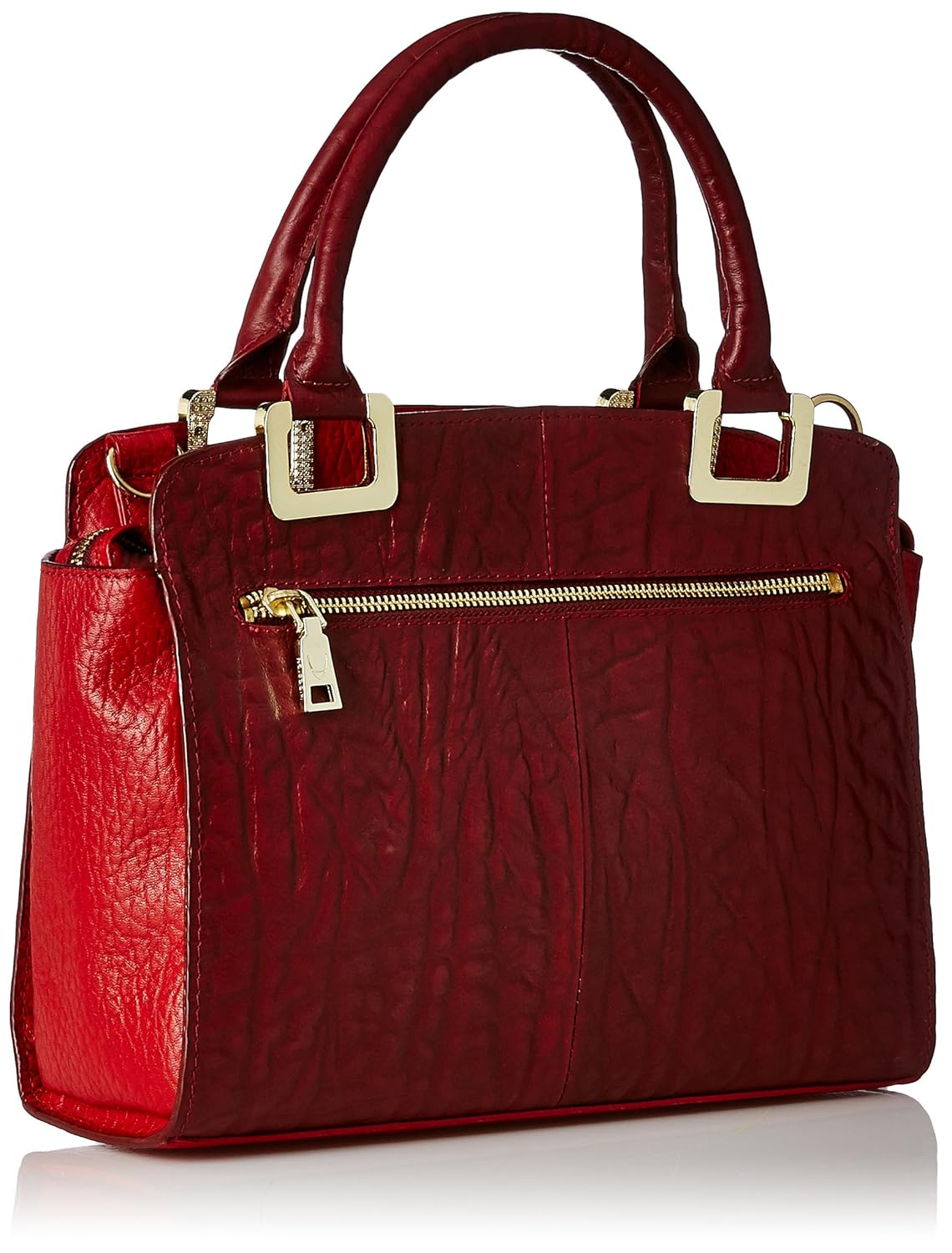 hidesign women's satchel (red)