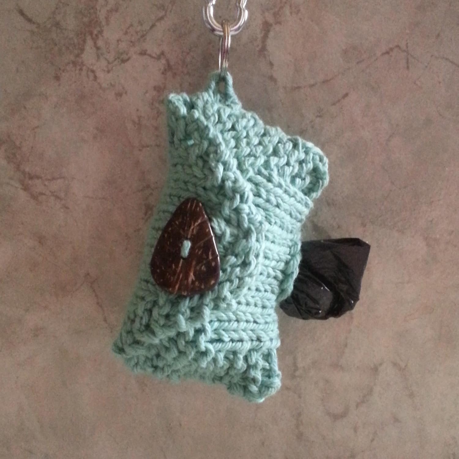 crochet poop bag holder pattern