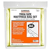 Uhaul Twin Mattress Bag Set with Built-in Handles