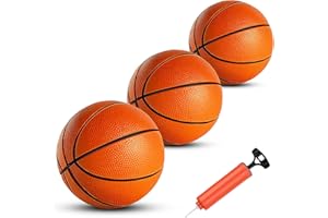 TNELTUEB Mini Basketball Replacement 8.5 Inch Mini Pool Basketballs Ball Hoop Indoor Outdoor Toy, Fits All Standard Swimming Pool Basketball Hoop Pool Game Toy Water Games