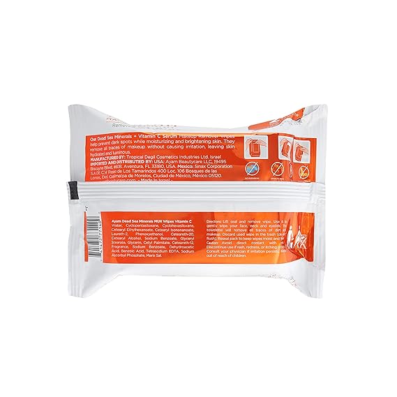 ayam beauty care dead sea minerals wipes