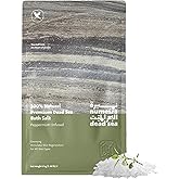 Numeira Dead Sea Salts for Soaking - Relaxing Salt Bath Soak for Body Rejuvenation - 100% Natural Coarse Dead Sea Salt Bath Salts for Women & Men w/Peppermint Essential Oil (2.2 lb)