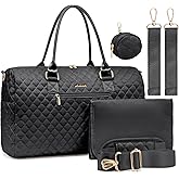 LOVEVOOK Diaper Bag Tote with Pacifier Case and Changing Pad, Large Capacity Mommy Bag for Hospital and Weekender Travel, Functional Baby Bag Newborn Baby Essential, Black