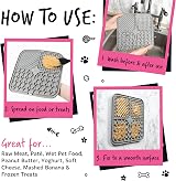 BUGALUGS Lick Mat for Dogs & Cats 2-Pack Food Grade Silicone BPA Free view 6