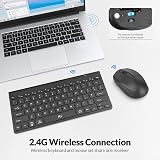 Rii Mini Wireless Keyboard and Mouse Ultra Slim 2.4G Set for PC Mac view 3