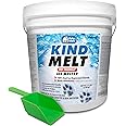 HARRIS Kind Melt Pet Friendly Ice and Snow Melter, Fast Acting 100% Pure Magnesium Chloride Formula, 15lb with Scoop Included
