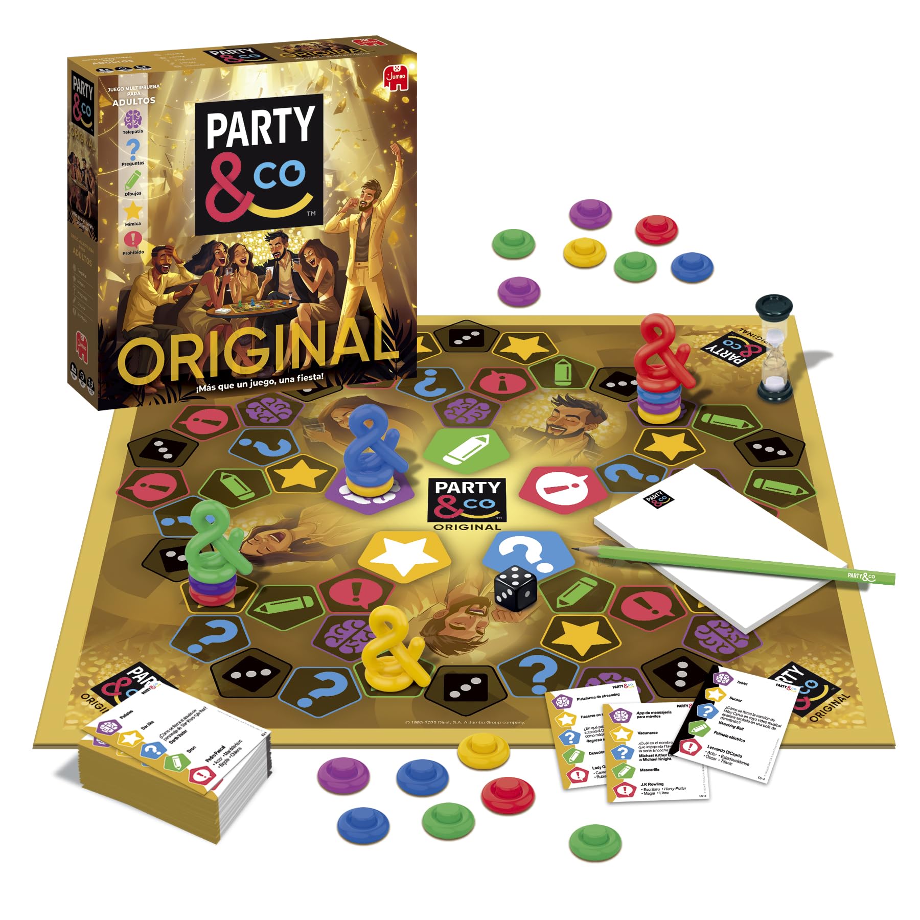 Diset - Party & Co Original 30th Anniversary, Multi-Test Board Game from 14 years