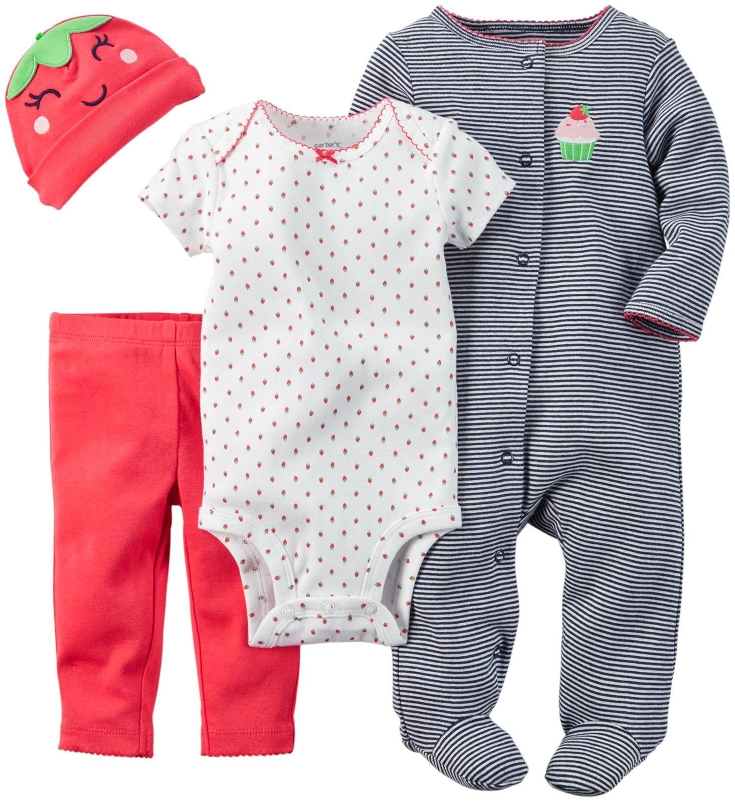 Carter's 4 Piece Layette Set Pink6 Months Baby