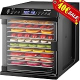 Disidratatore Alimentare 240 W Con Display LED – 5 Vassoi Regolabili, Controllo Temperatura 35-70°C, Timer, Colore Verde, Per Frutta, Verdura E Carne