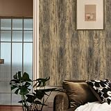 Abyssaly Wood Effect Vinyl Wrap 60x500cm Self Adhesive Brown Oak Wallpaper view 7