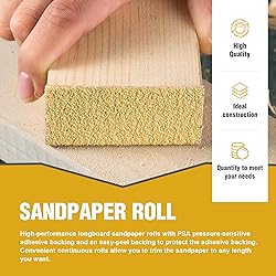 Shawya PSA Sandpaper Roll 60 Grit 2-3/4in x 20