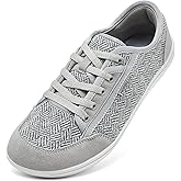 HOBIBEAR Barefoot Shoes for Women Men Zero Drop Sole Wide Toe Box Walking Sneakers