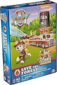 PAW Patrol, Save the Forest, Family Board Game for Kids Aged 4 and Up