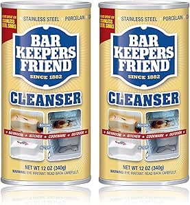 Bar Keepers Friend Powdered Cleanser | 12-Ounces | 2-Pack