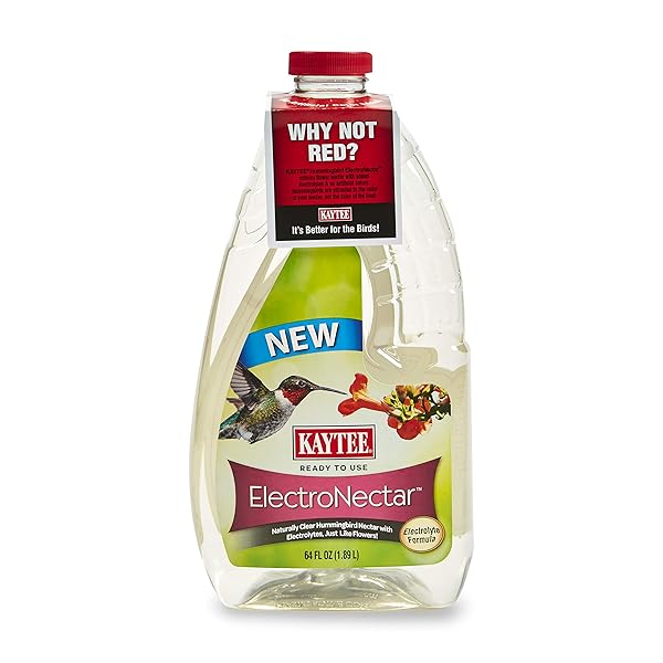 KAYTEE HUMMINGBIRD ELECTRONECTAR WILD BIRD FOOD, READY TO USE, 64 OUNCES