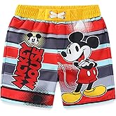 Disney Mickey Mouse Boys UPF 50+ Swim Trunks Bathing Suit for Toddler and Big Kids