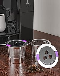 Stainless Steel Reusable Coffee Pods with 3
