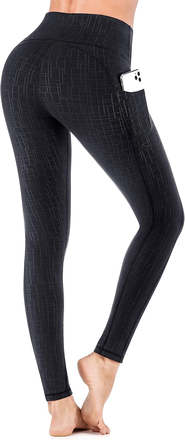 Women High Waisted Printed Yoga Pants 