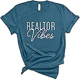 Realtor Vibes Shirt. Real Estate T-Shirt. Super Soft and Comfortable Unisex Realtor Shirt.