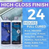 VidaRosa Epoxy Resin Kit for Beginners with Molds Dried Flowers 600ml view 3