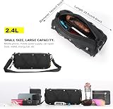 Rhinowalk Bike Handlebar Bag Front Bag 2.4L 900D Black with Straps view 2