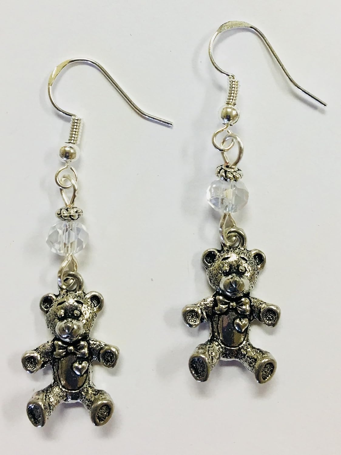 Teddy Bear Earrings, Alpha Xi Delta or Alpha Phi or Sigma
