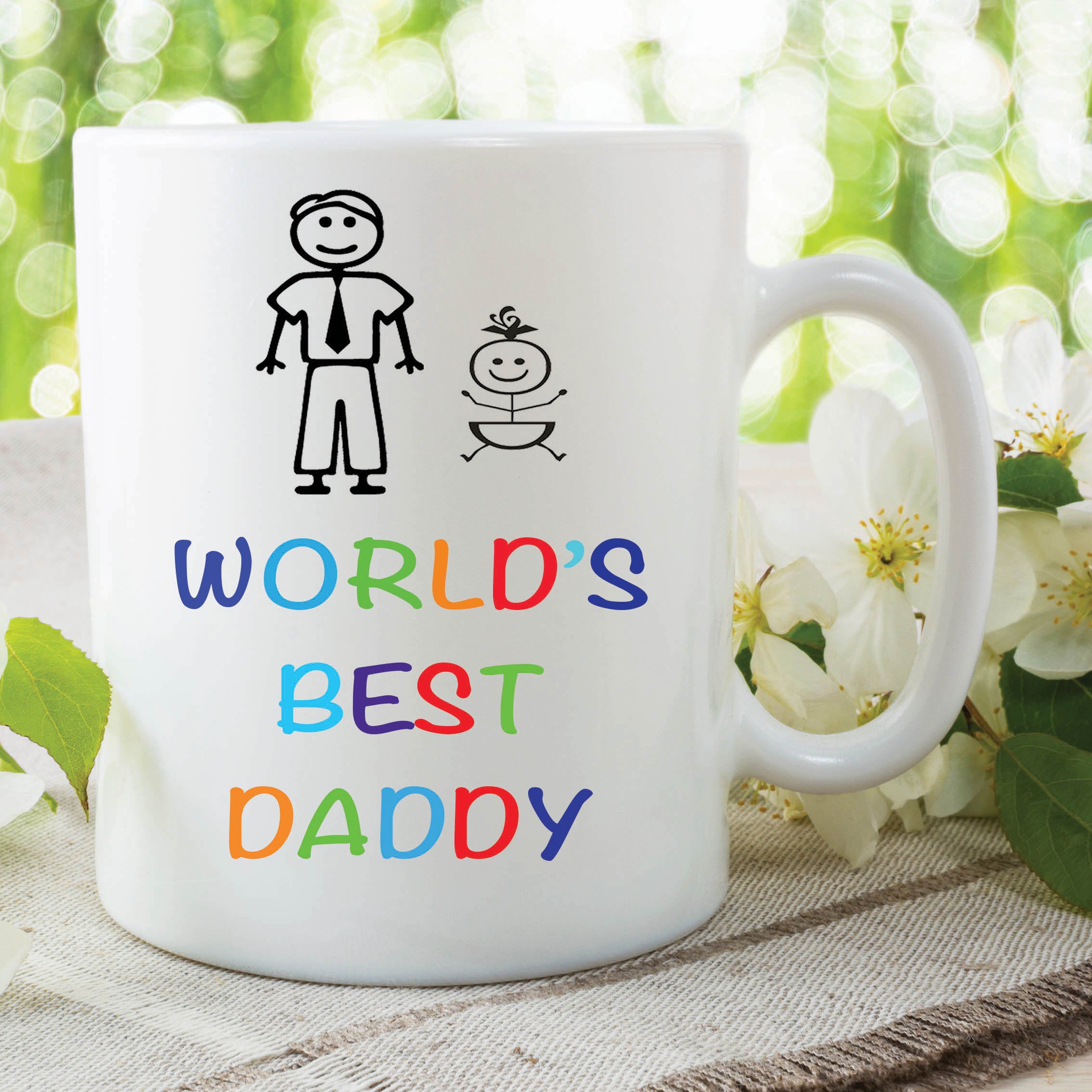 World's Best Daddy Mug Kids Father's Day Present Office Work Cup Gift WSDMUG430