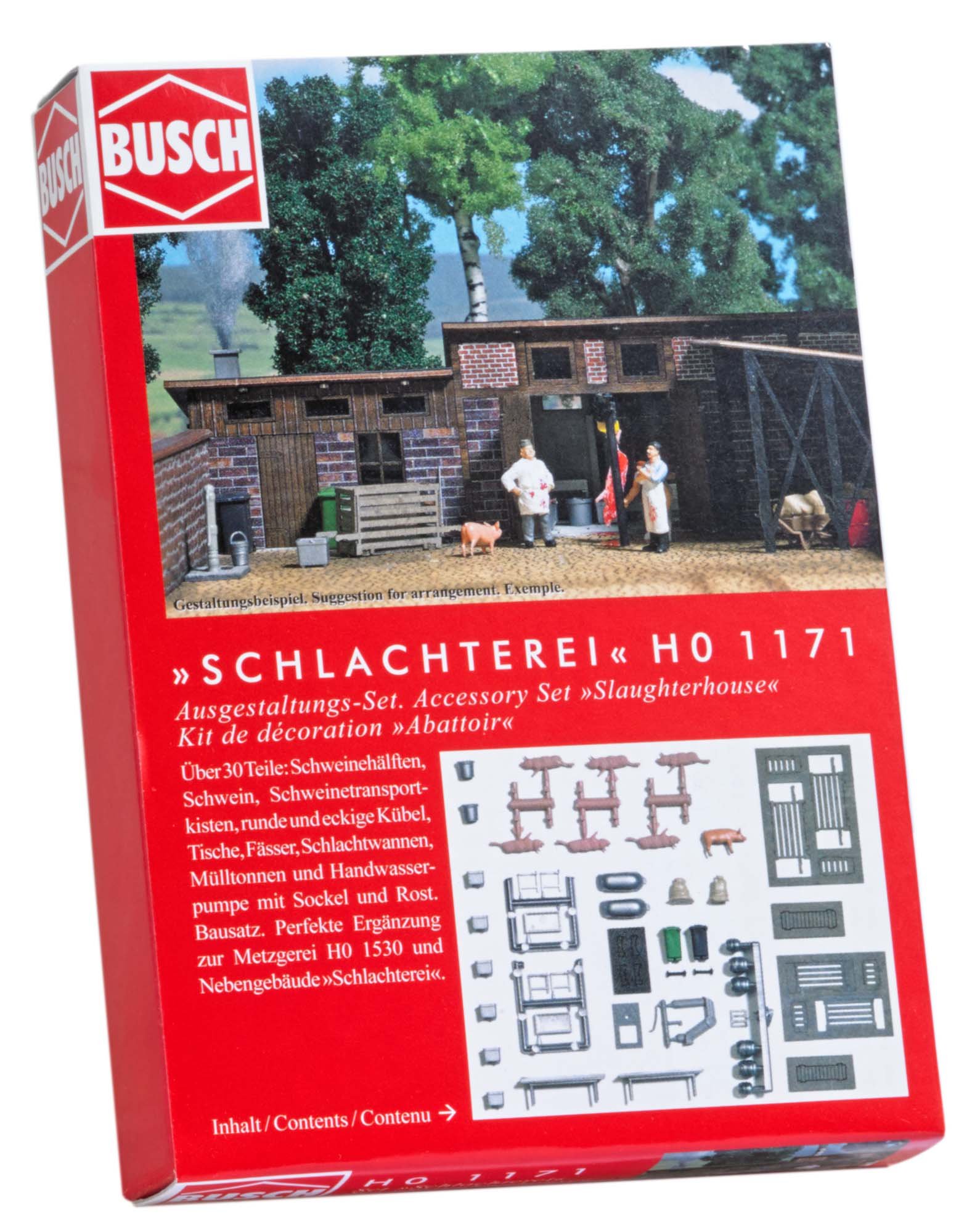 Busch 1171 Ausgestaltungs Set Schlachterei Vehicle