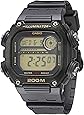 Casio 10 Year Battery Quartz Watch with Resin Strap, Black, 27.2 (Model: DW-291H-9AVCF)
