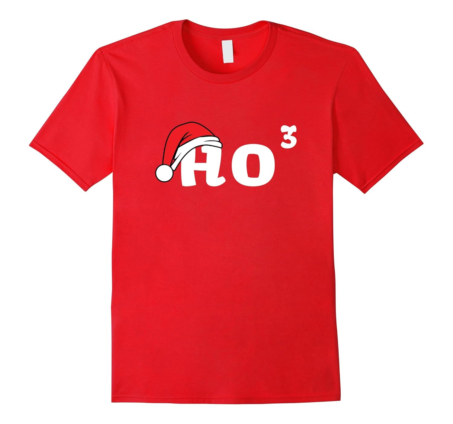 Ho Ho Ho Cubed T-Shirt | Funny Christmas Math Geek Tee-ANZ