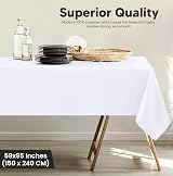 Utopia Kitchen 150x240 cm Tablecloth Pack of 2 - White Polyester view 3