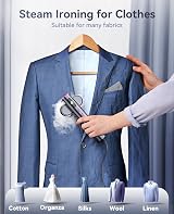 Jack & Rose Travel Steamer 100-240V Dual Voltage Handheld Garment Steamer view 5