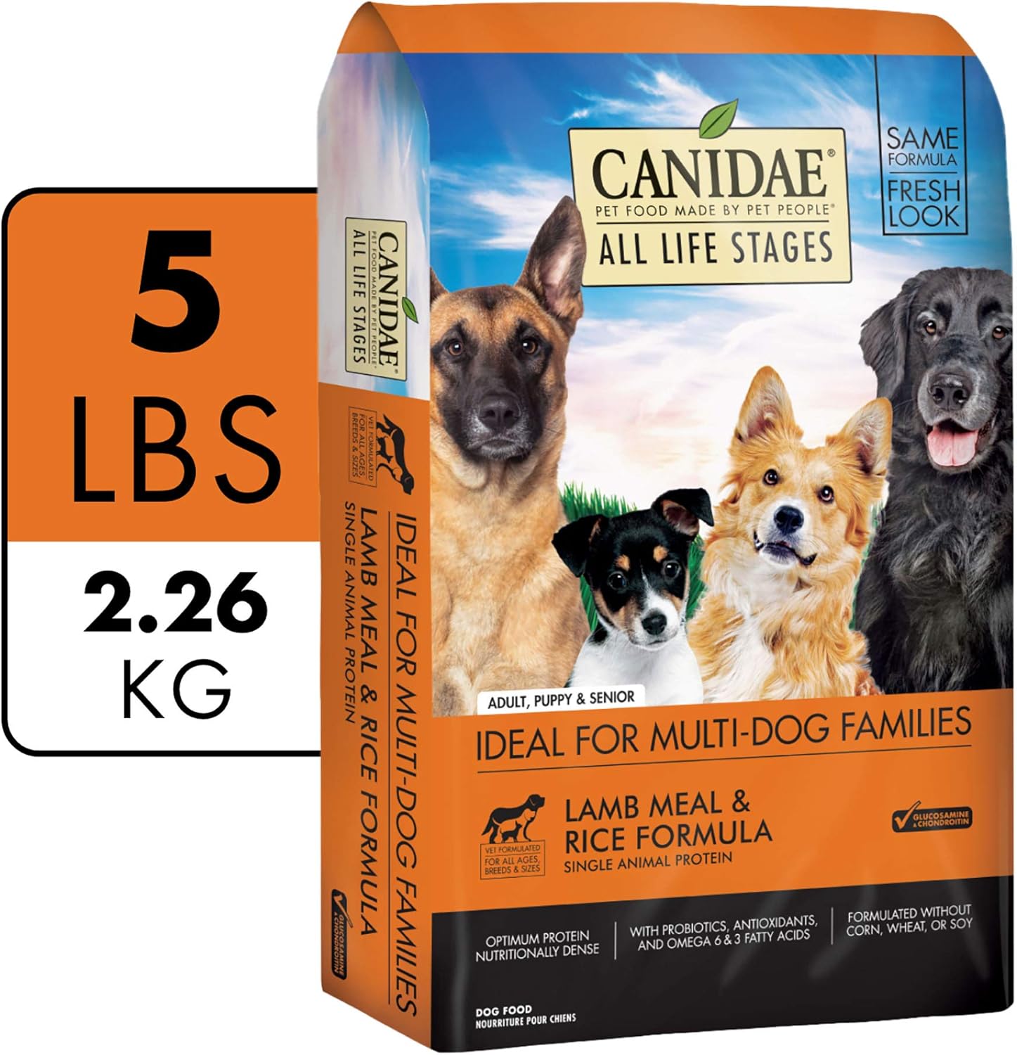 canidae all life stages chicken meal & rice formula dry dog food